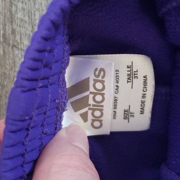 Adidas Sz 3T Track Pants Joggers - Picture 2 of 3